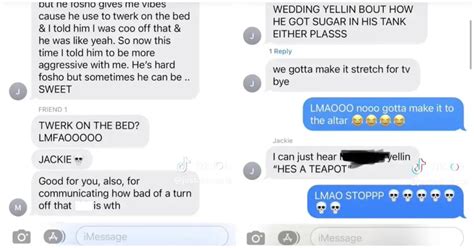 leaked jackie texts love is blind|Leaked Texts From Jackie Of Love Is Blind。